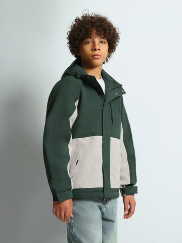 Jackets Slim fit color block