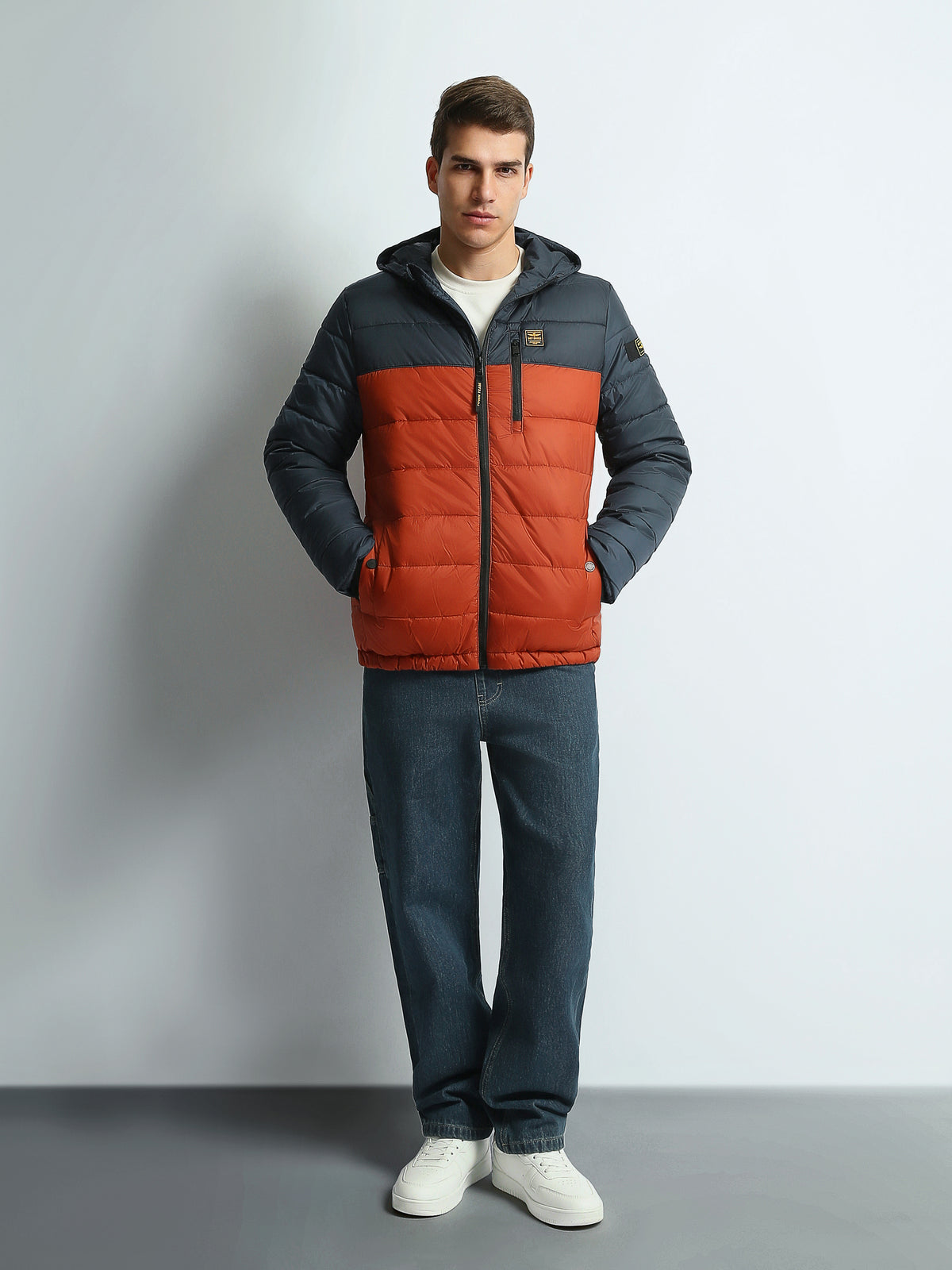 Jackets Slim fit color block