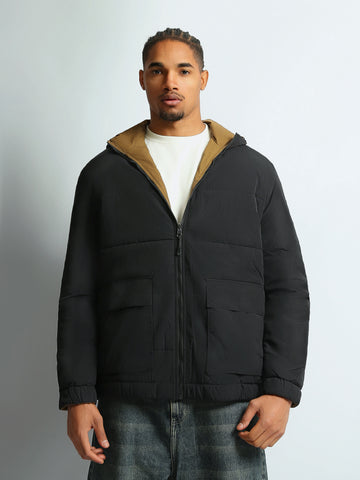 Double Face Printed Jacket – Regular Fit
