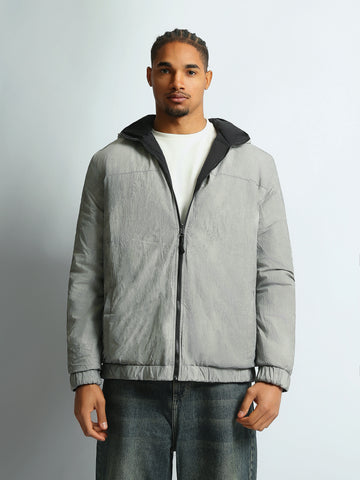 Double Face Printed Jacket – Regular Fit