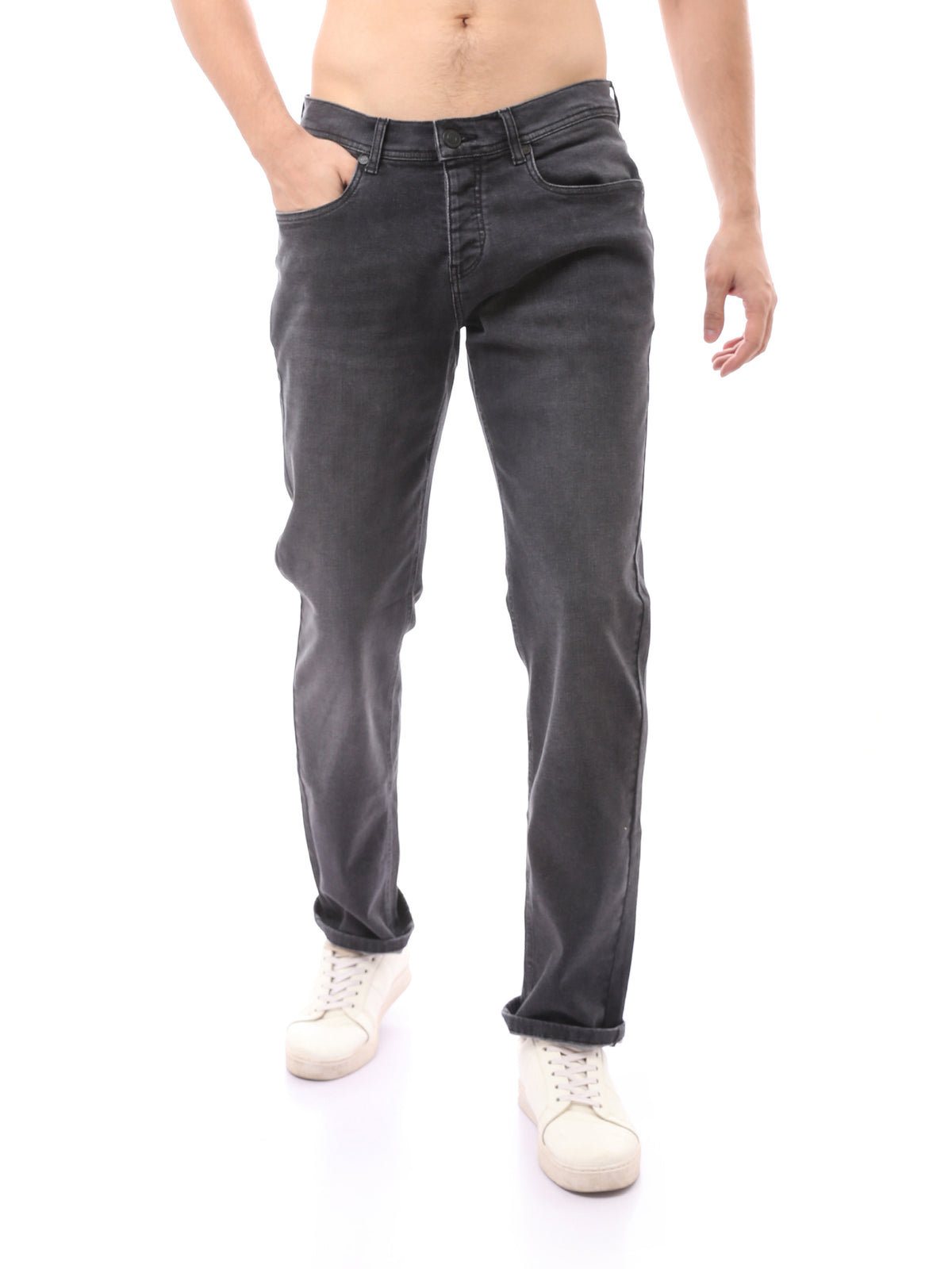 Town Team - Men's Super Slim Jeans Black