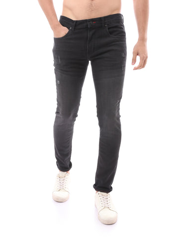 Town Team - Men's Super Slim Jeans Black