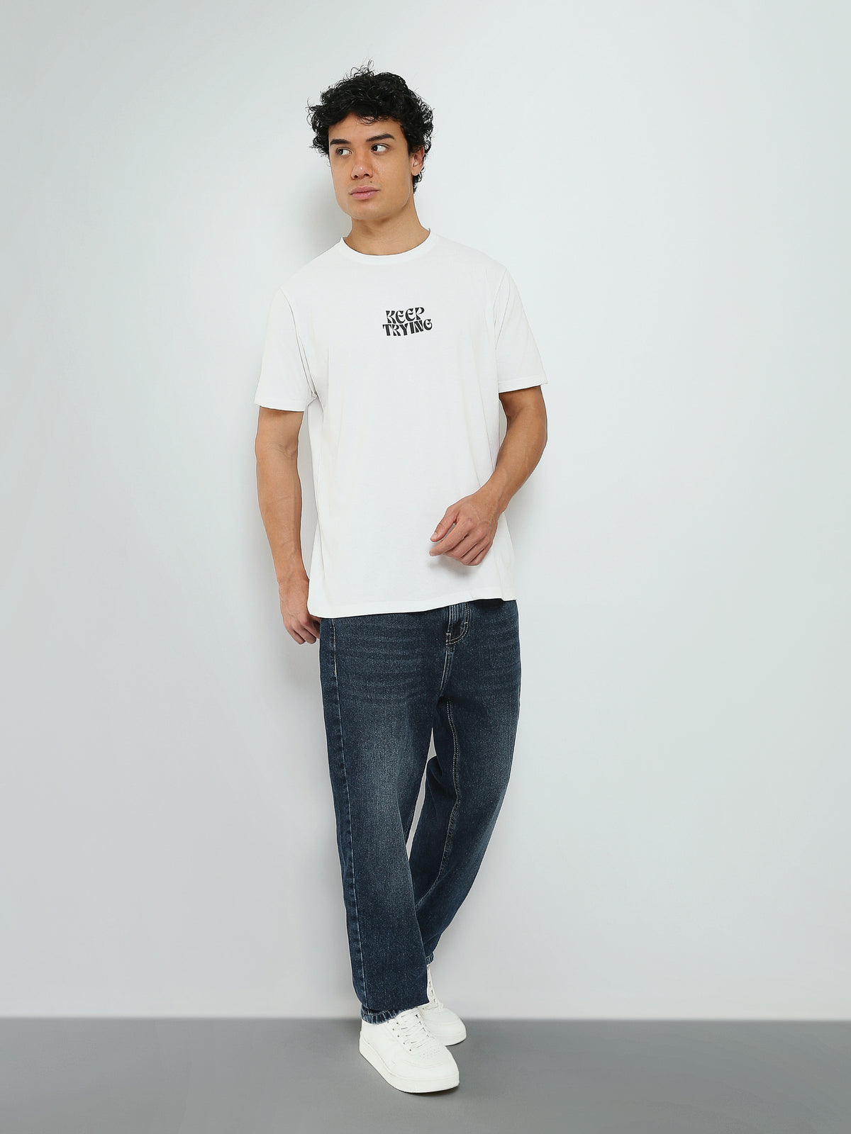 Town Team - Men's Relaxed basic Jeans D-BLUE Denim