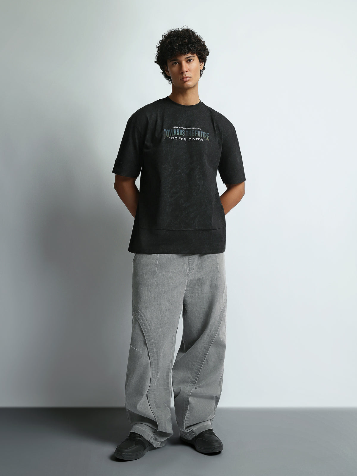 Joggers Slim fit color block