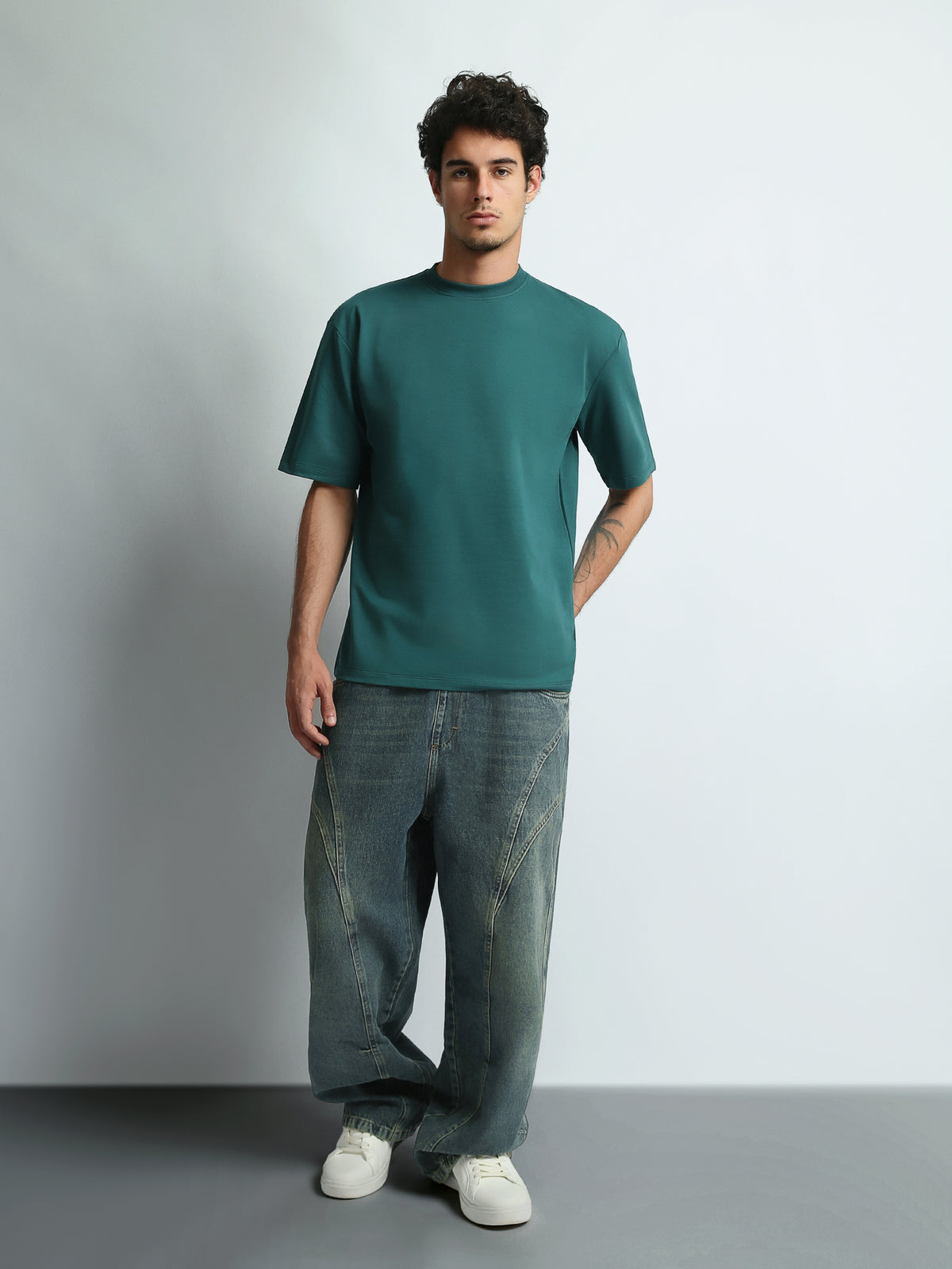 Joggers Slim fit color block