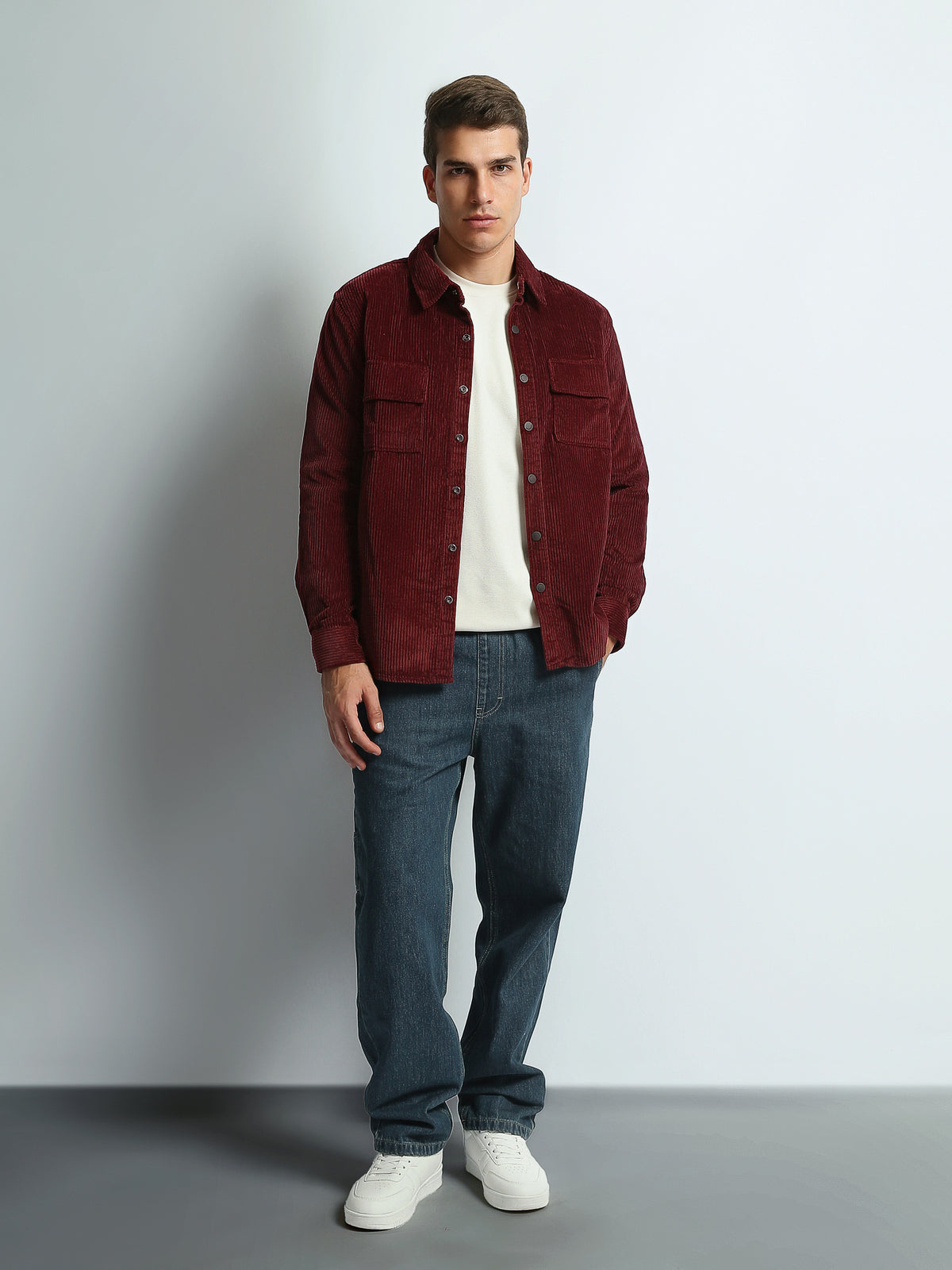 Over Shirts Normal fit corduroy
