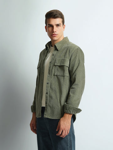 Over Shirts Normal fit corduroy