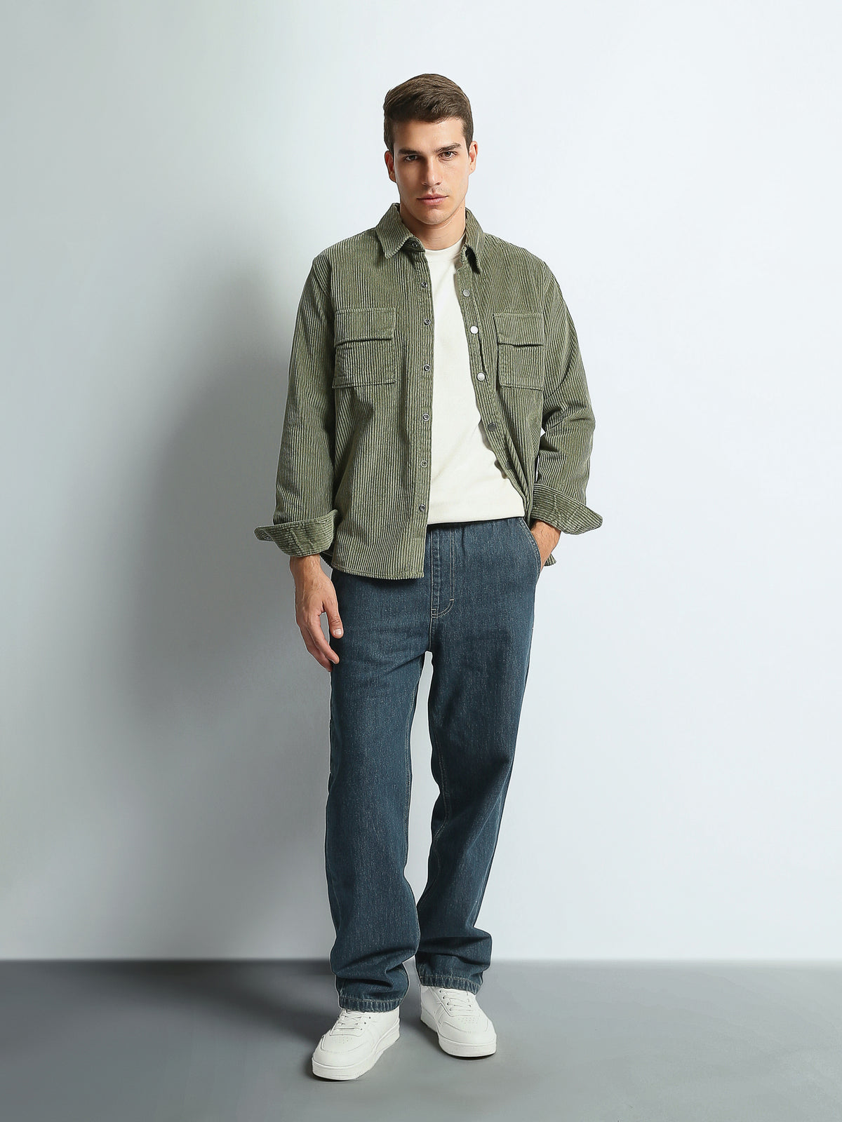 Over Shirts Normal fit corduroy