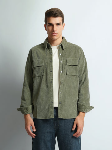 Over Shirts Normal fit corduroy