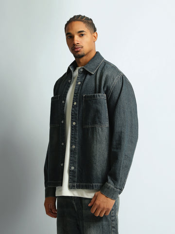 Over Shirts Boxy fit denim