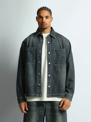 Over Shirts Boxy fit denim