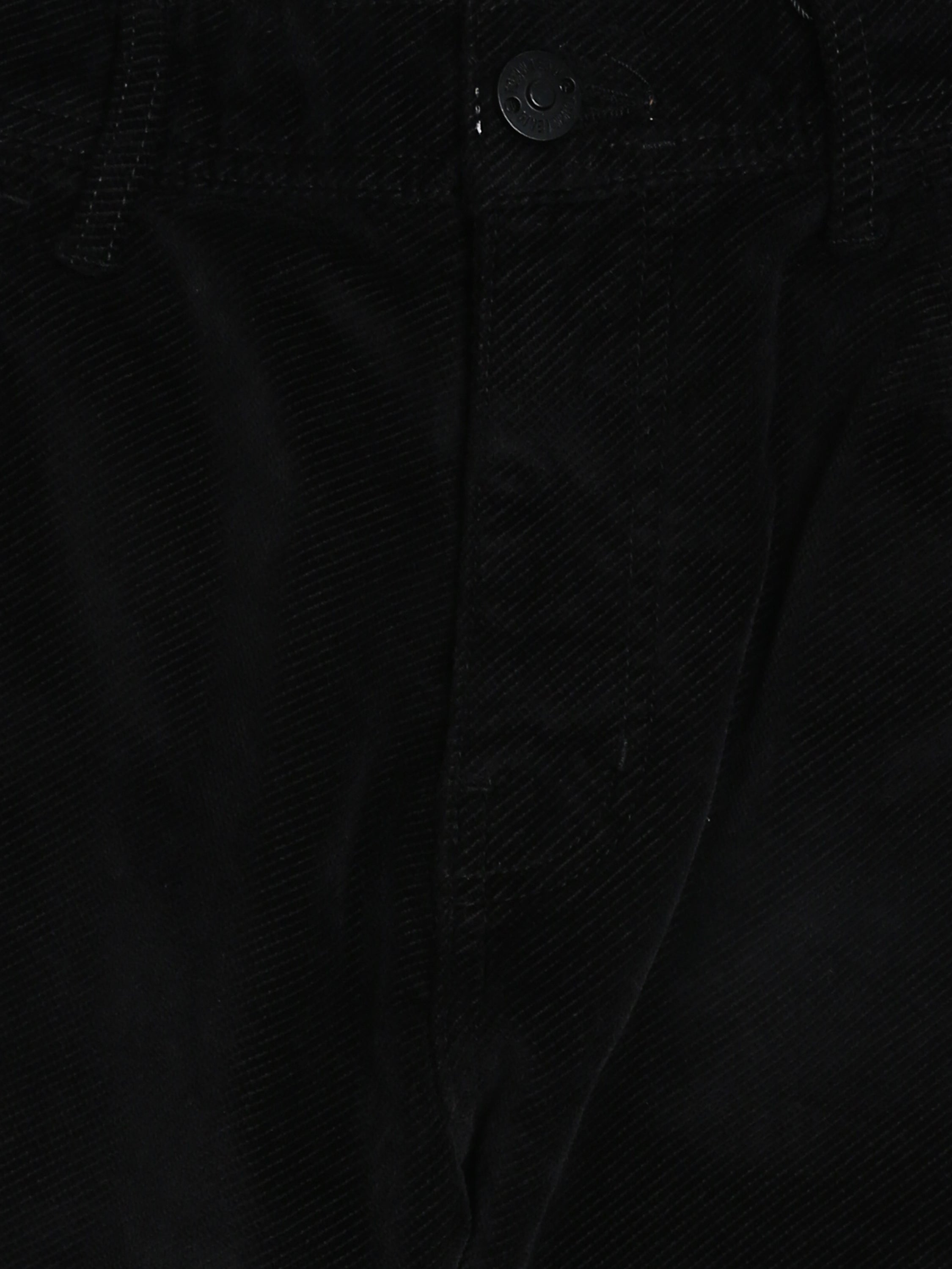 Town Team - Men's Slim 5 pockets Pants Black Mixed Materials
