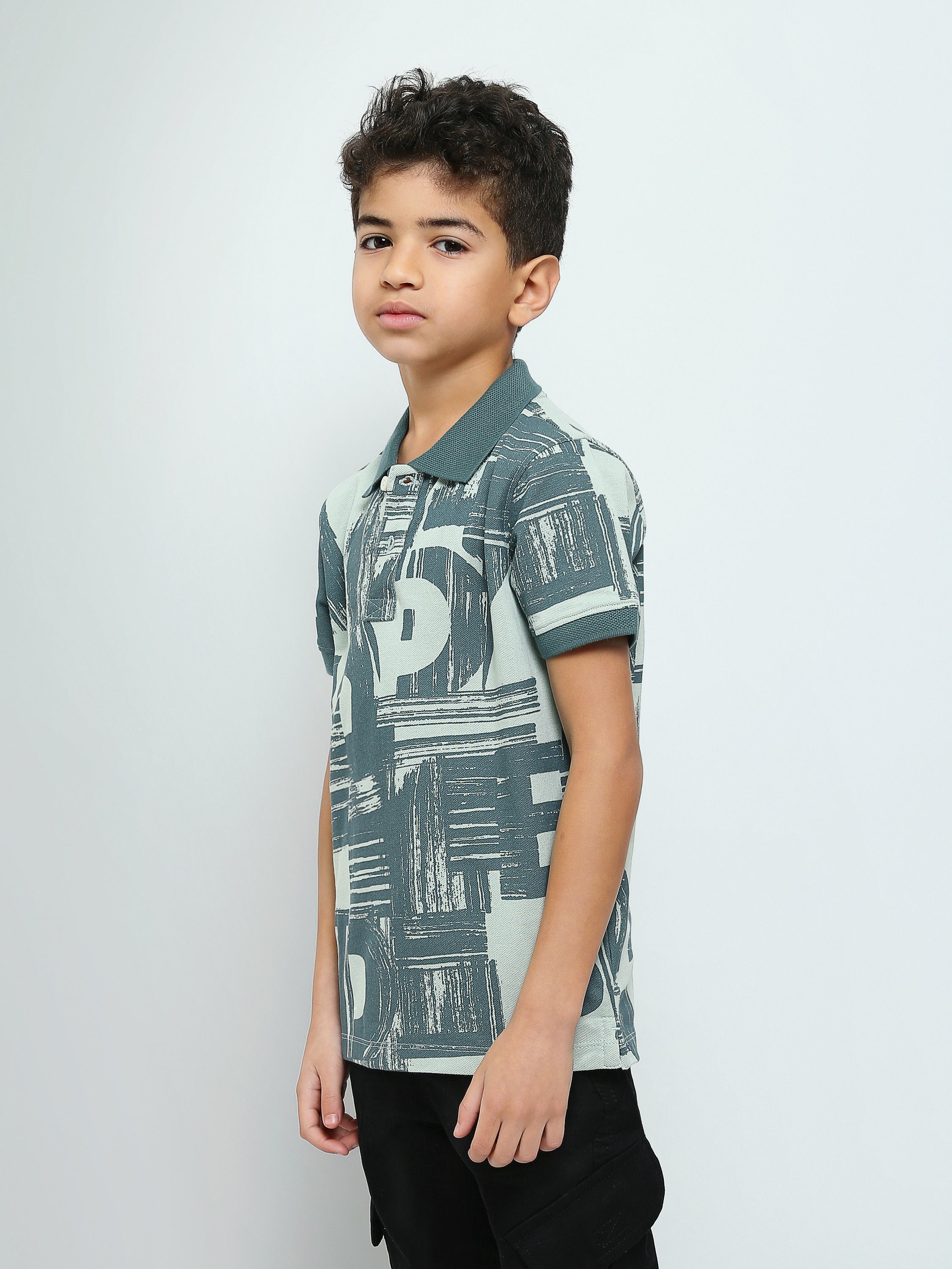 Town Team - Kids' Regular pique Boys Polo shirts Petrol Pique