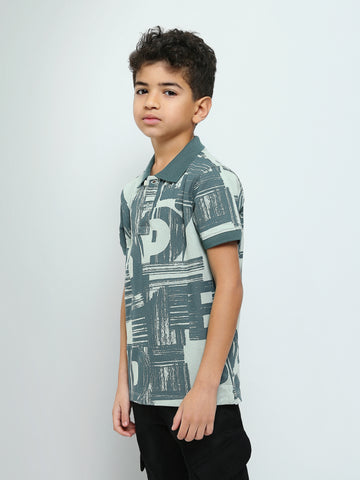 Town Team - Kids' Regular pique Boys Polo shirts Petrol Pique