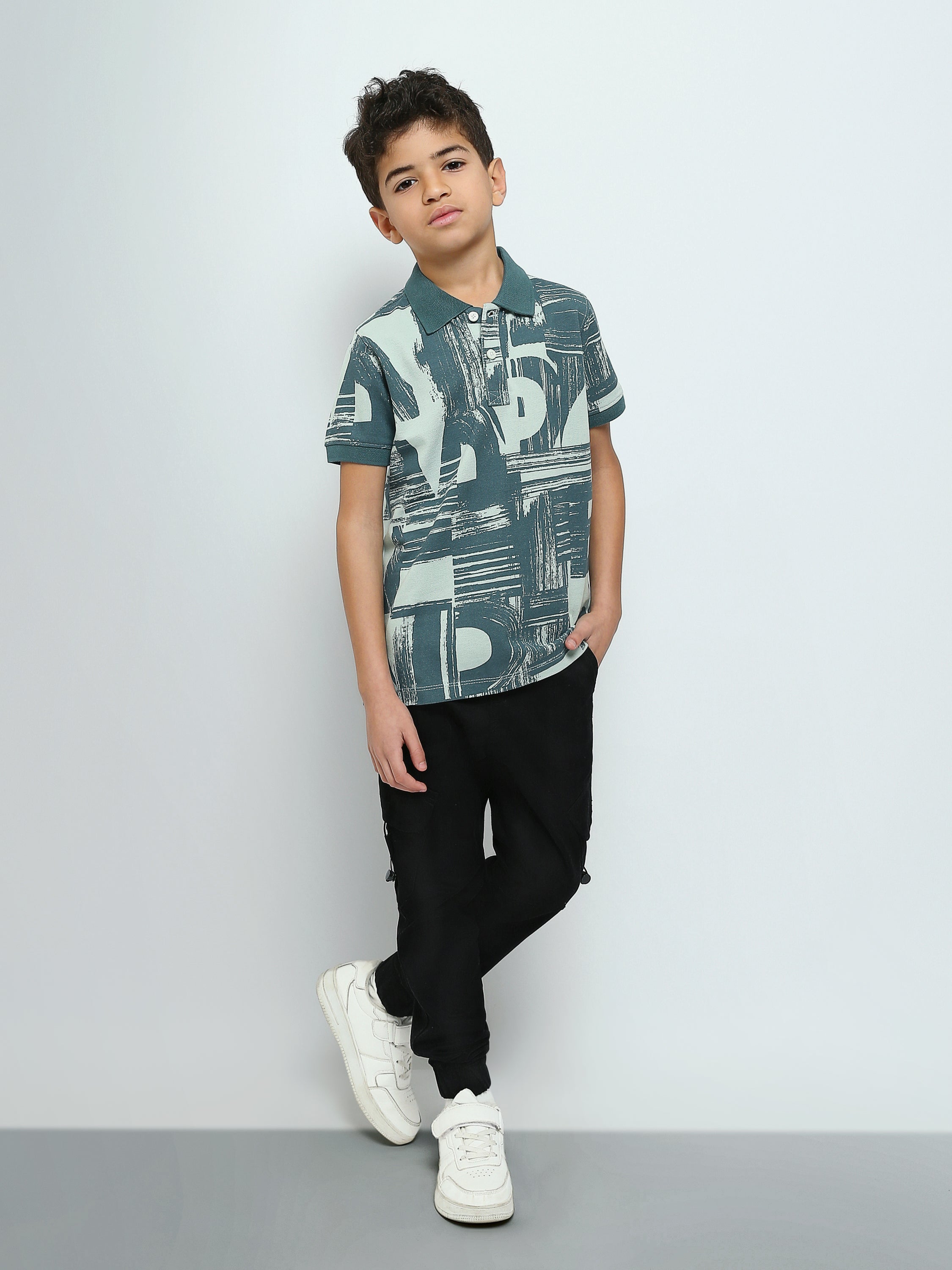 Town Team - Kids' Regular pique Boys Polo shirts Petrol Pique