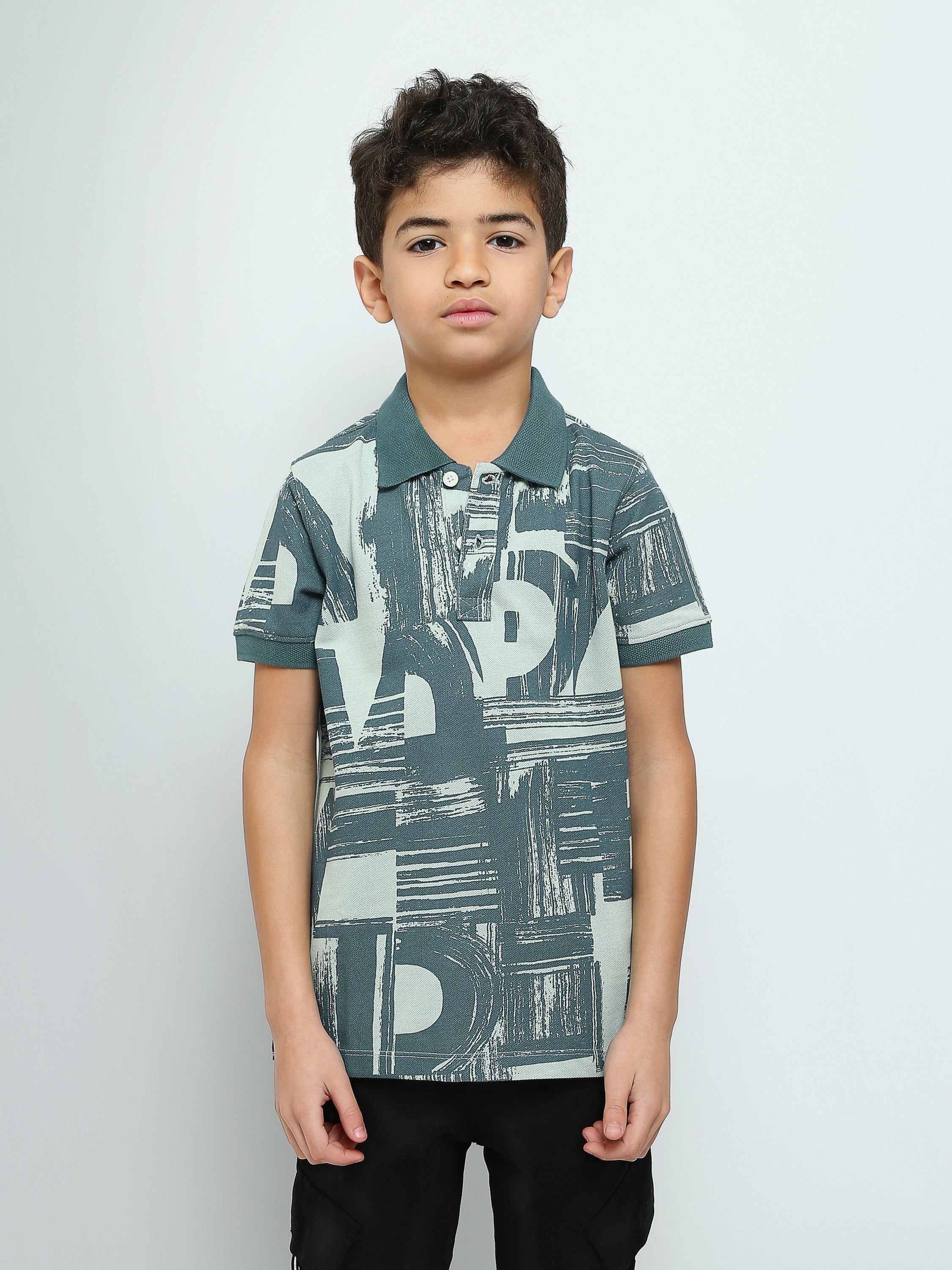 Town Team - Kids' Regular pique Boys Polo shirts Petrol Pique