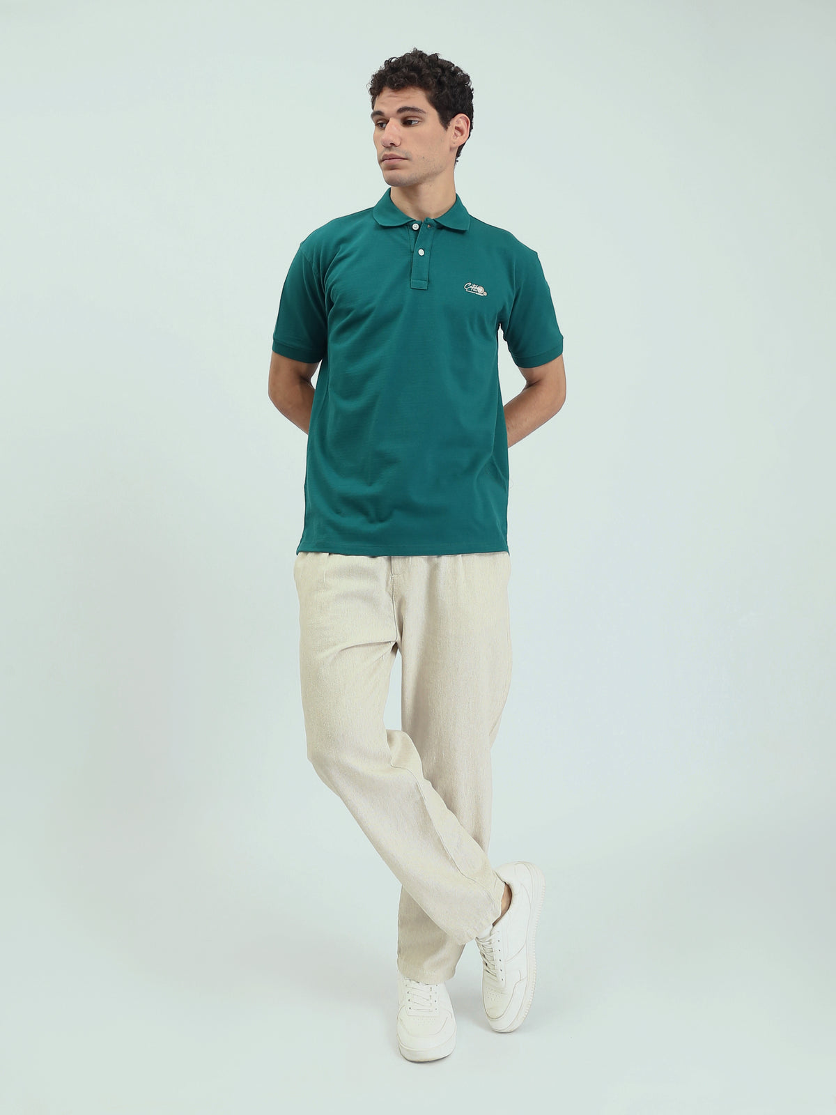 Town Team - Men's Regular textured Polo shirts Brick Pique