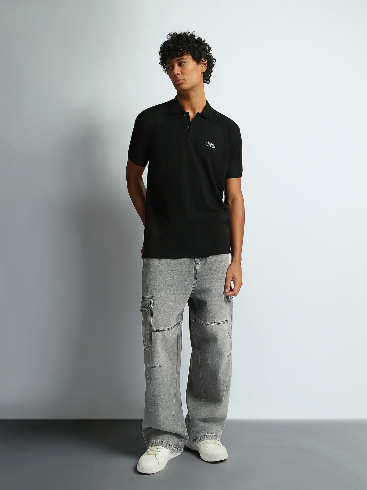 Polo shirts Regular fit textured