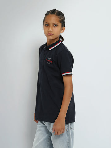 Town Team - Kids' Regular pique Boys Polo shirts White Pique