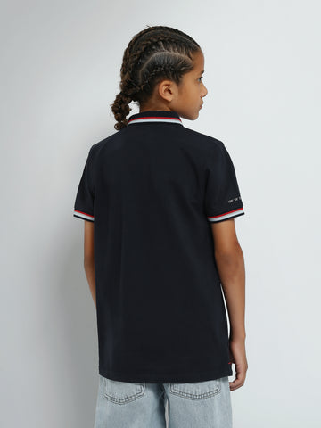 Town Team - Kids' Regular pique Boys Polo shirts White Pique