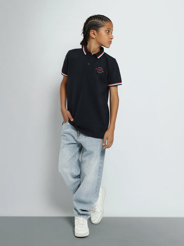 Town Team - Kids' Regular pique Boys Polo shirts White Pique
