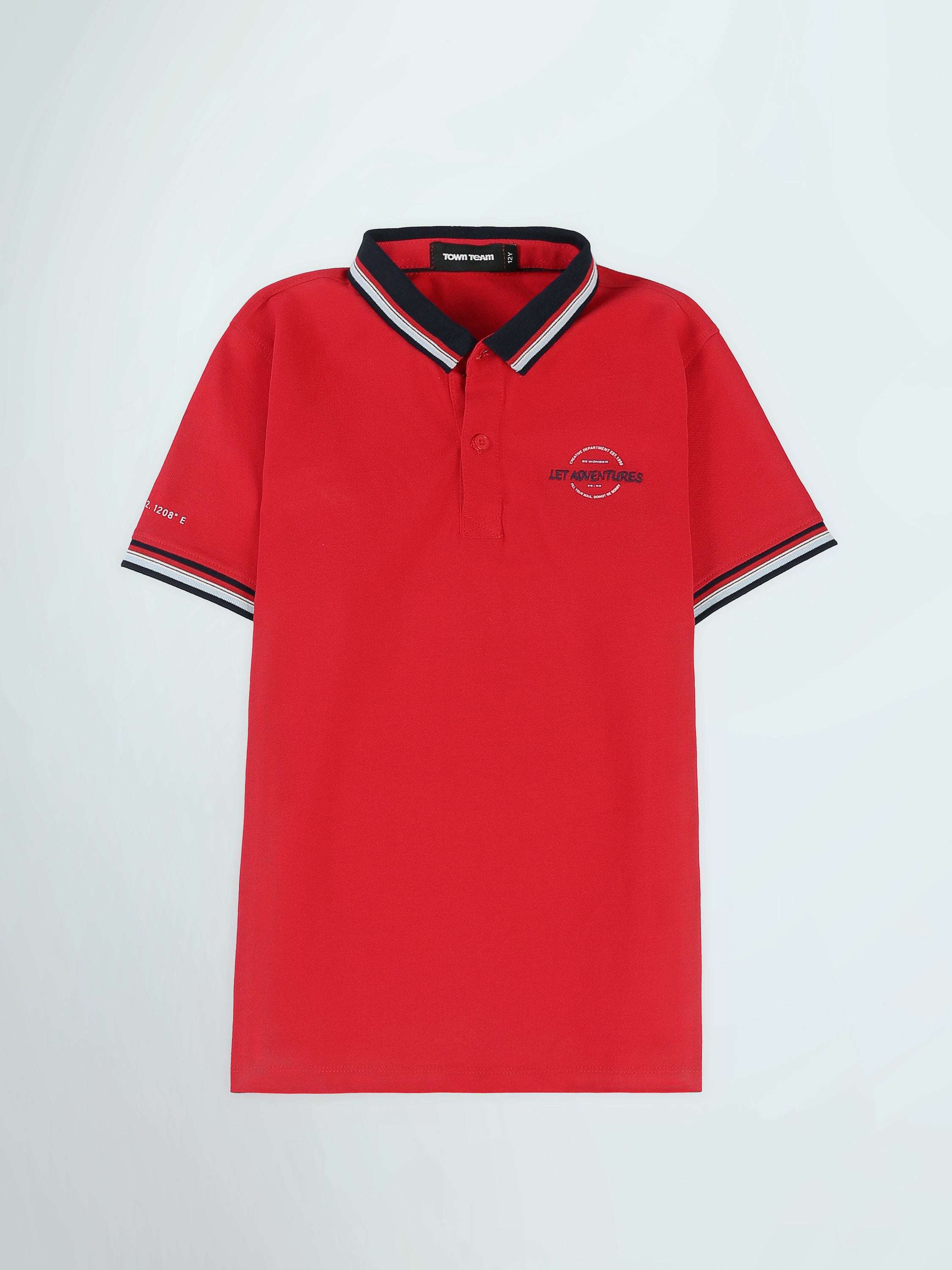 Town Team - Kids' Regular pique Boys Polo shirts White Pique