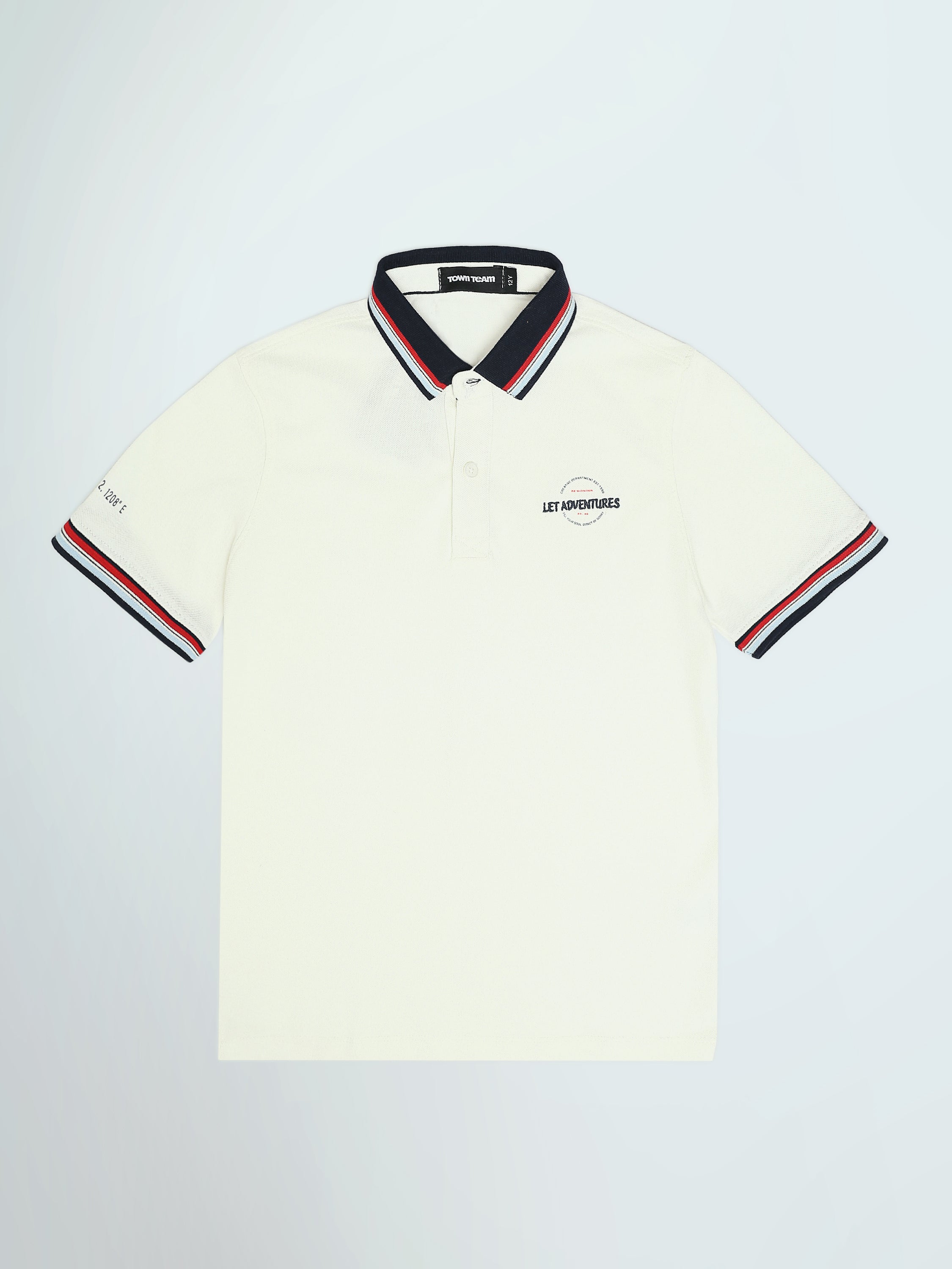 Town Team - Kids' Regular pique Boys Polo shirts White Pique