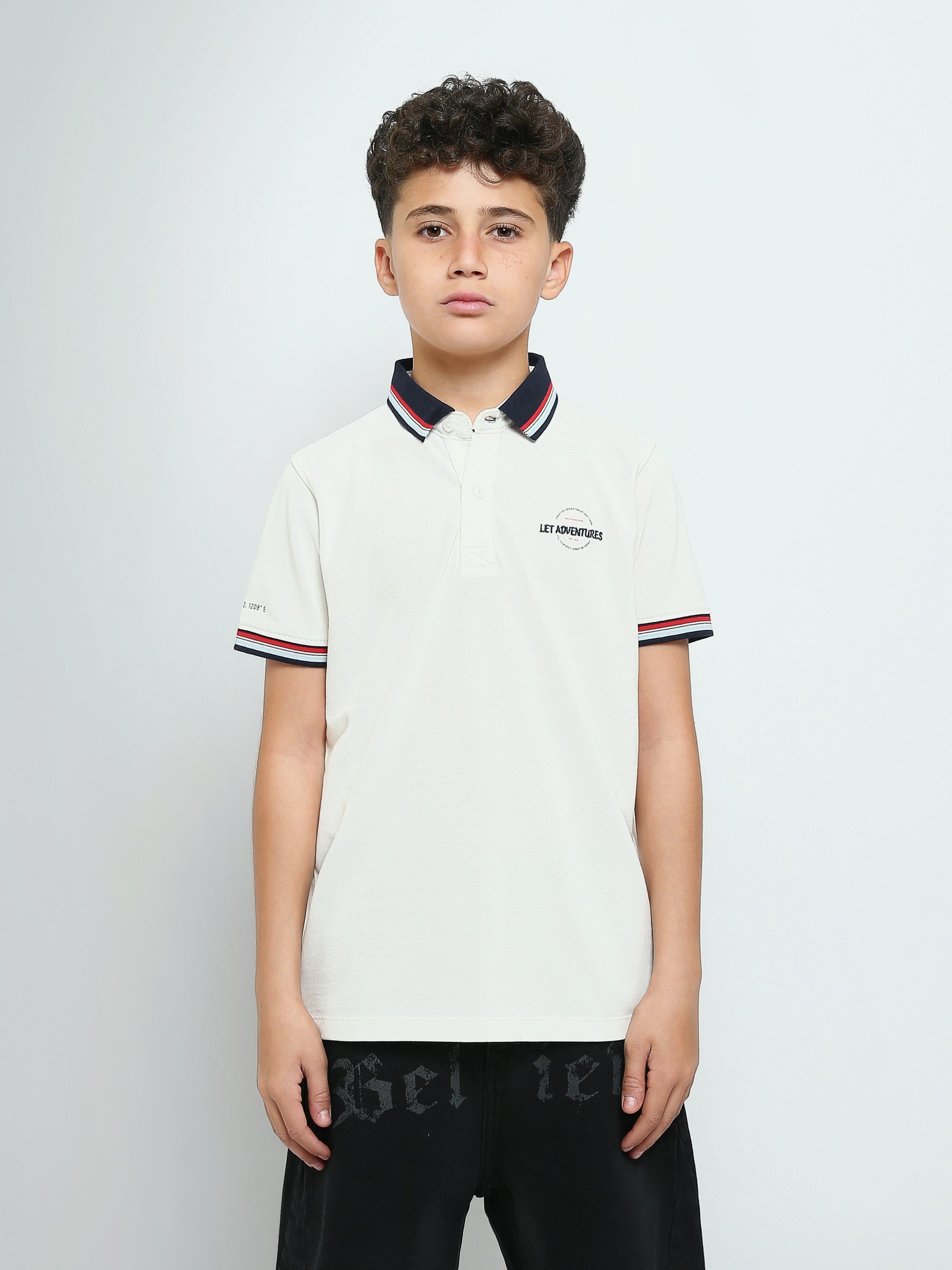 Town Team - Kids' Regular pique Boys Polo shirts White Pique