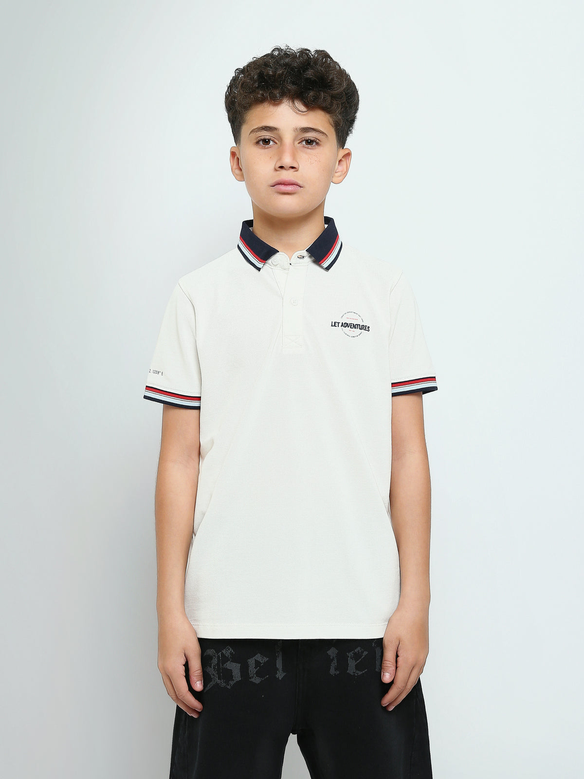 Town Team - Kids' Regular pique Boys Polo shirts White Pique