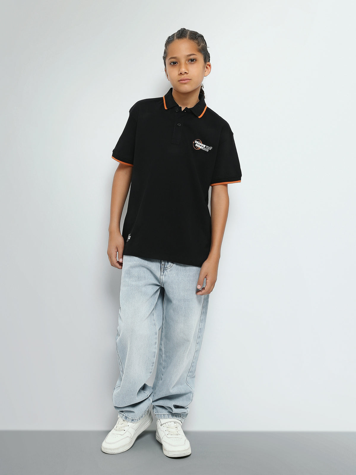 Town Team - Kids' Slim pique Boys Polo shirts Black Pique