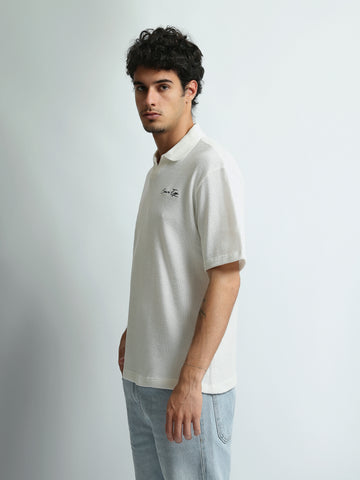 Polo shirts Oversized fit textured