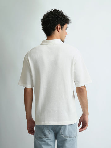 Polo shirts Oversized fit textured