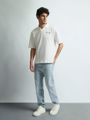 Polo shirts Oversized fit textured