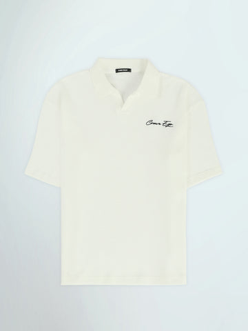 Polo shirts Oversized fit textured