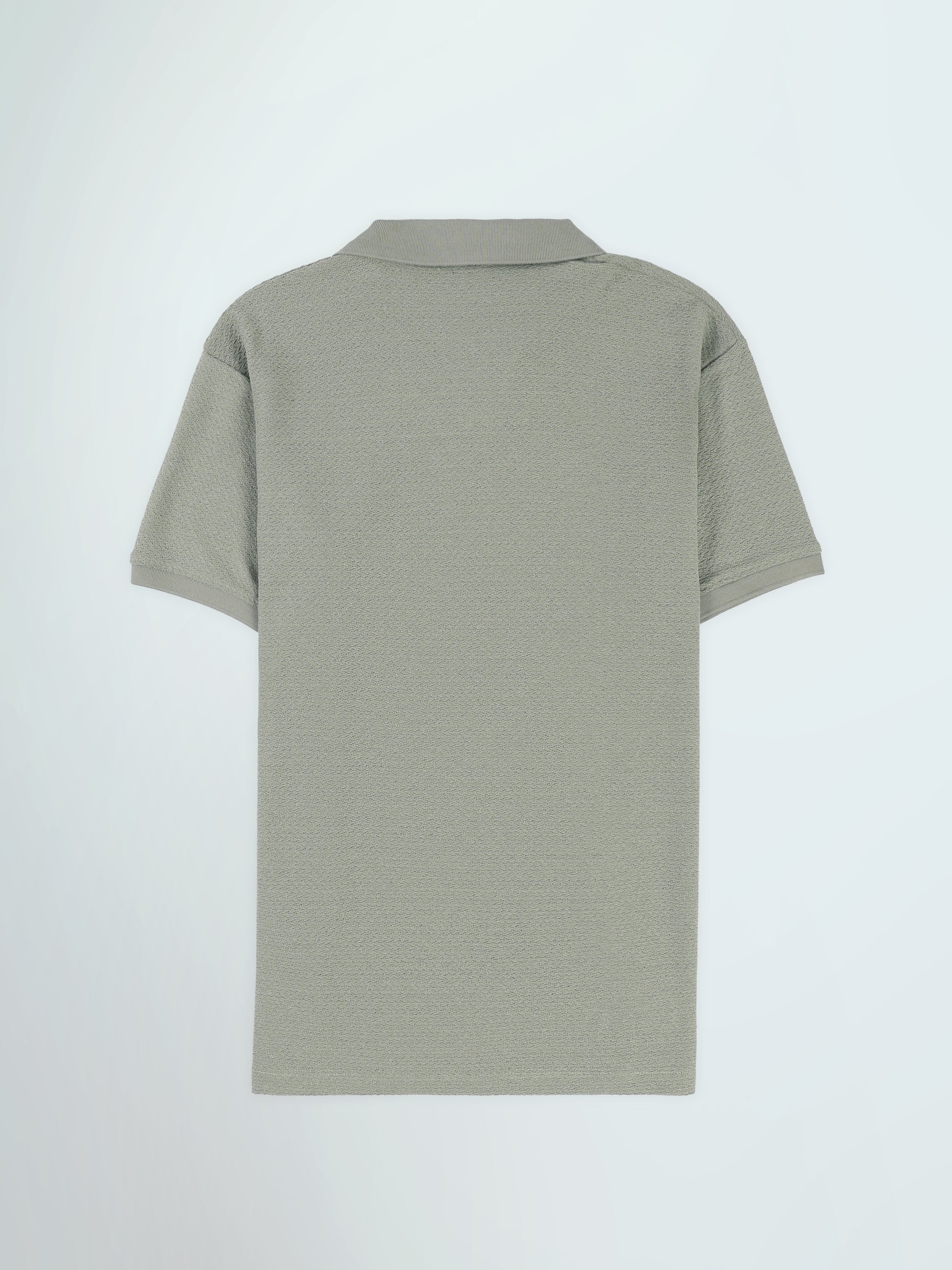 Town Team polo shirts textured regular fit Army