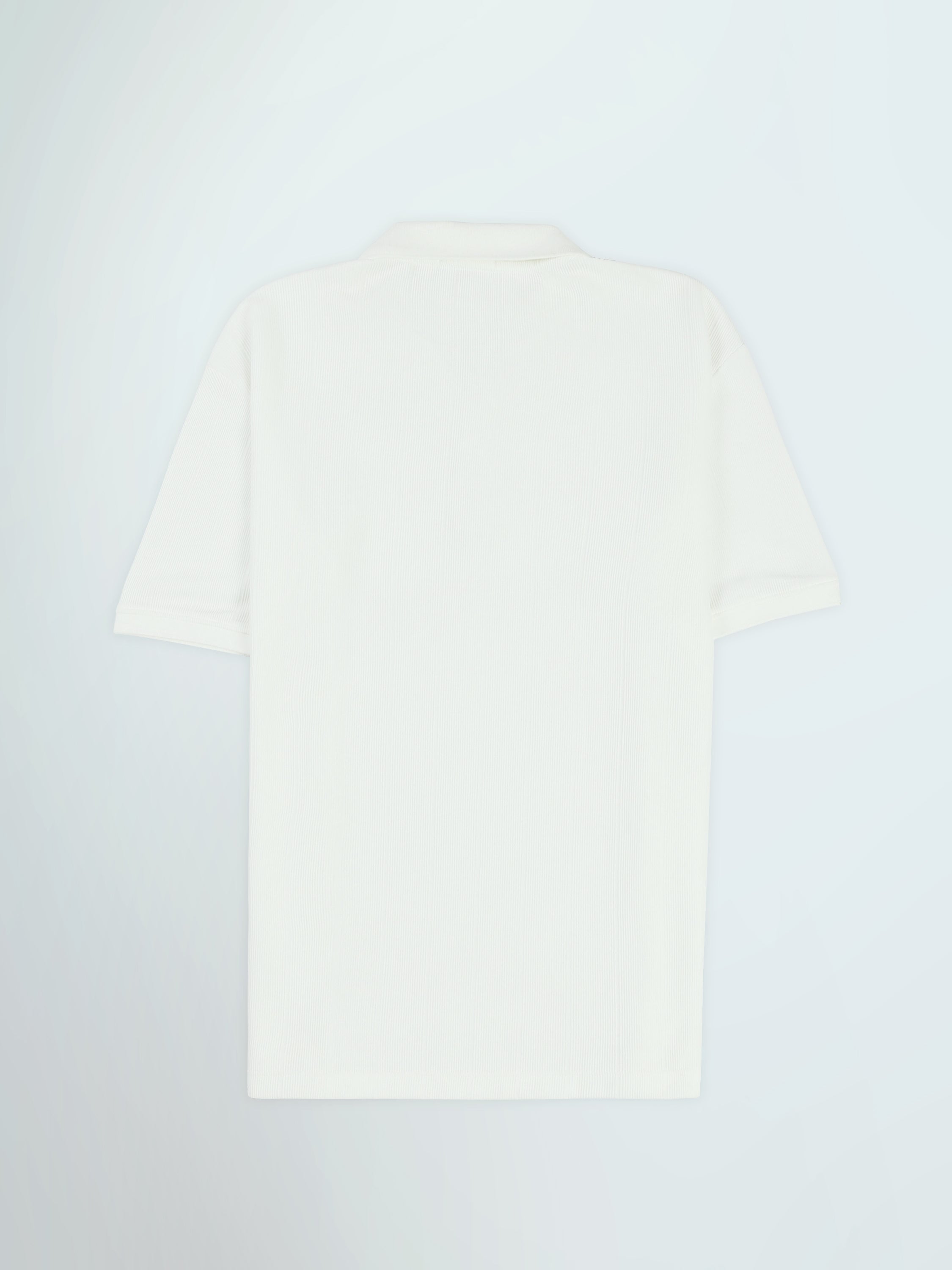 Town Team polo shirts textured regular fit OFF WHIT