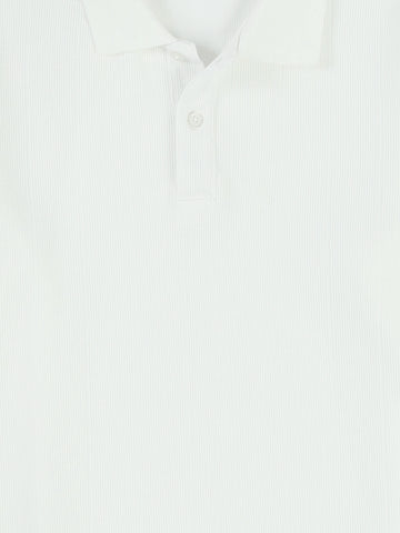 Town Team polo shirts textured regular fit OFF WHIT