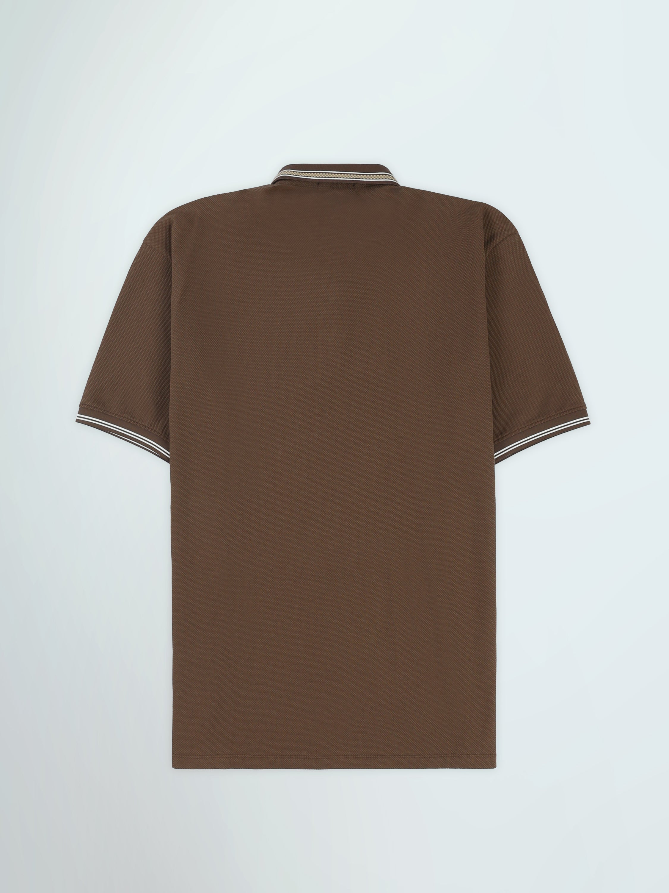 Town Team polo shirts textured regular fit OFF WHIT