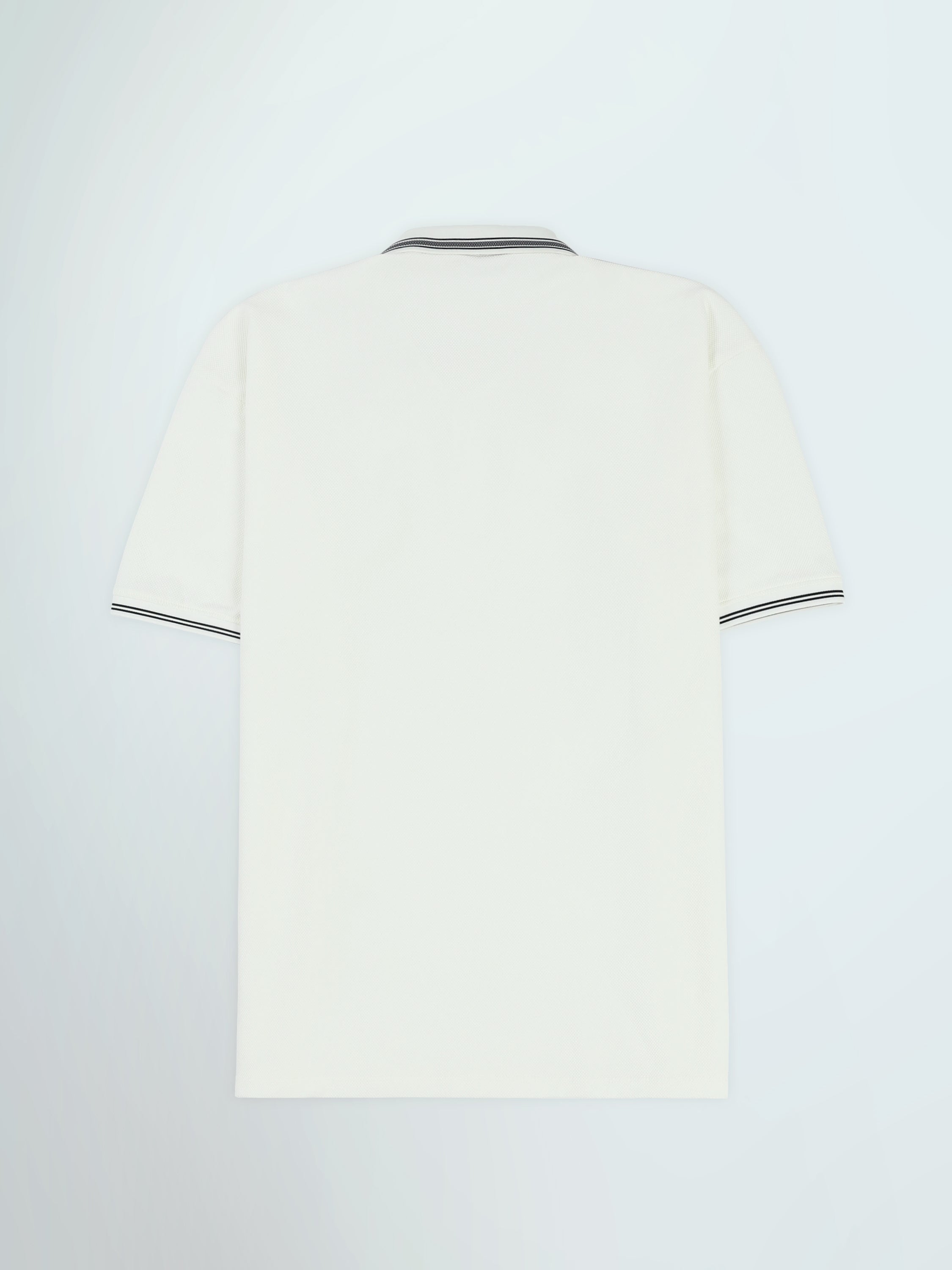 Town Team polo shirts textured regular fit OFF WHIT
