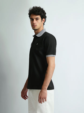 Polo shirts Regular fit textured