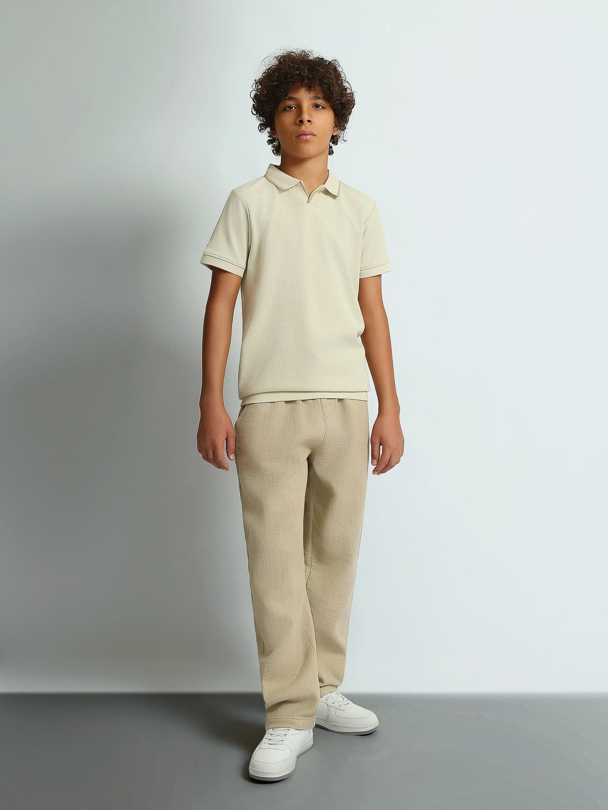 Polo shirts Slim fit textured