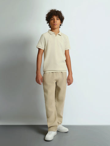 Polo shirts Slim fit textured