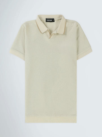 Polo shirts Slim fit textured