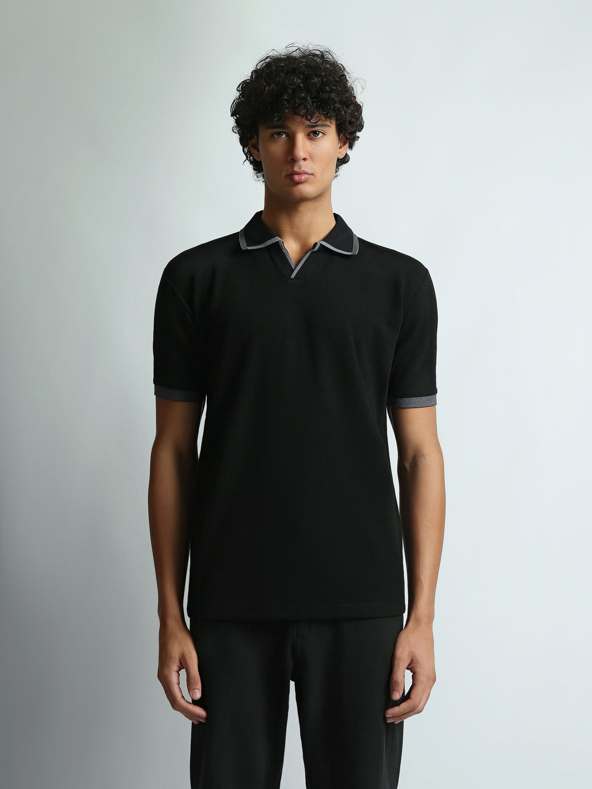 Polo shirts Regular fit textured