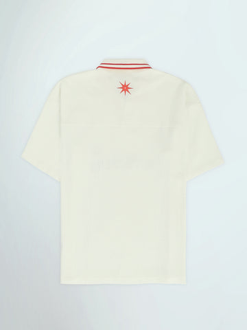 Polo shirts Boxy fit textured
