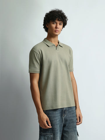 Polo shirts Regular fit textured