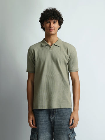 Polo shirts Regular fit textured