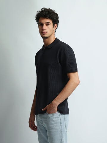 Polo shirts Regular fit textured