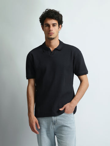 Polo shirts Regular fit textured