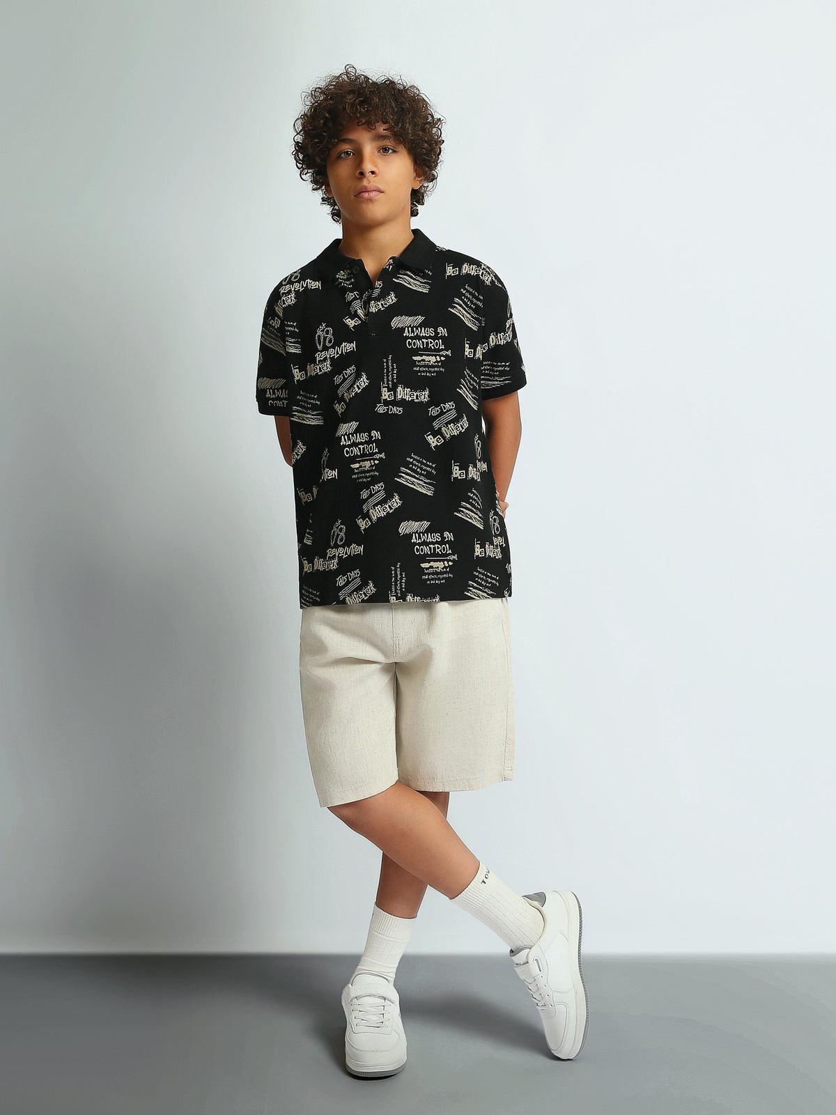 Polo shirts Oversize fit / Relaxed fit printed top